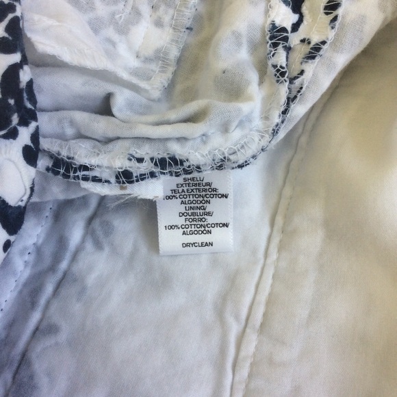 Ann Taylor LOFT Blue and White Eyelet Chino Shorts - Picture 5 of 5